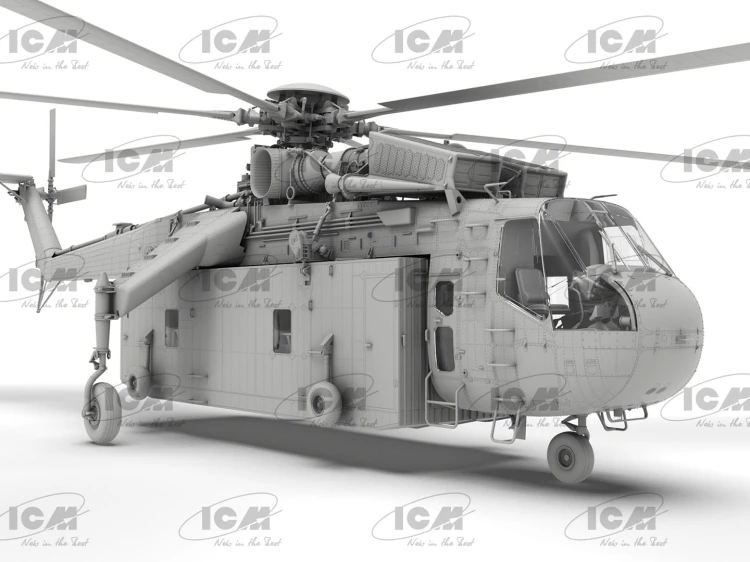 Śmigłowiec Sikorsky CH-54A Tarhe Universal Military Pod 53057 ICM