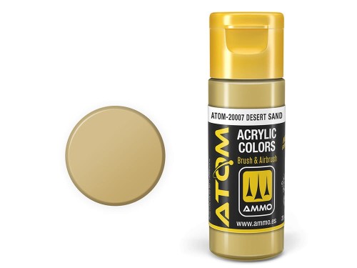 Farba akrylowa ATOM Desert sand ATOM-20007 AMMO Mig Jimenez