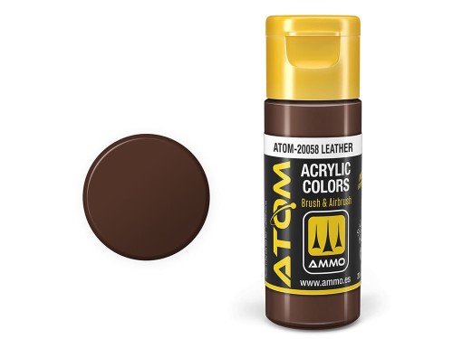 Farba akrylowa ATOM Leather ATOM-20058 AMMO Mig Jimenez
