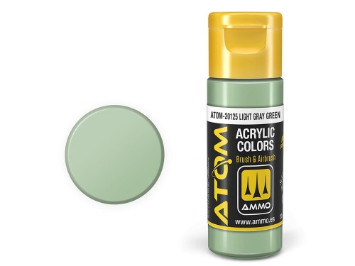 Farba akrylowa ATOM Light gray green ATOM-20125 AMMO Mig Jimenez