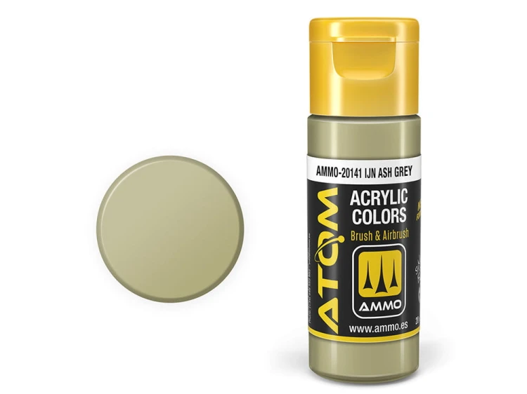 Farba akrylowa ATOM IJN Ash grey ATOM-20141 AMMO Mig Jimenez