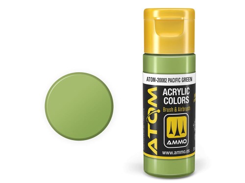Farba akrylowa ATOM Pacific green ATOM-20082 AMMO Mig Jimenez