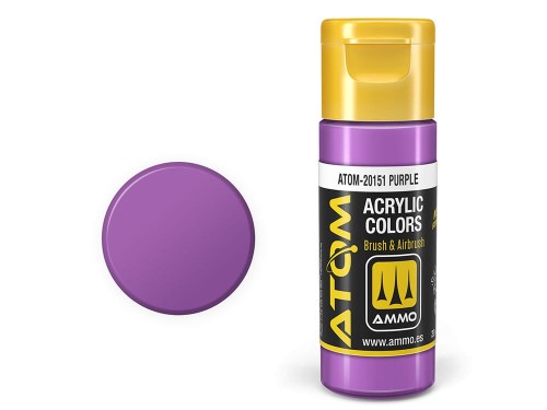 Farba akrylowa ATOM Purple RAL4008 ATOM-20151 AMMO Mig Jimenez