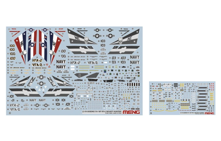 Samolot Boeing F/A-18F Super Hornet Bounty Hunters LS-016 Meng