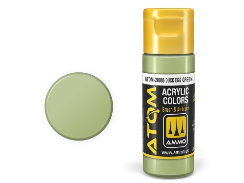 Farba akrylowa ATOM Duck egg green ATOM-20086 AMMO Mig Jimenez