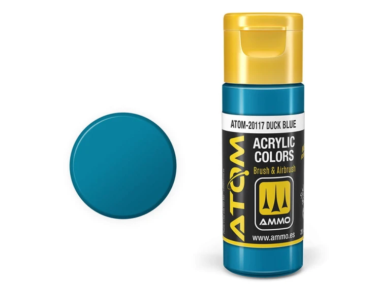 Farba akrylowa ATOM Duck blue ATOM-20117 AMMO Mig Jimenez