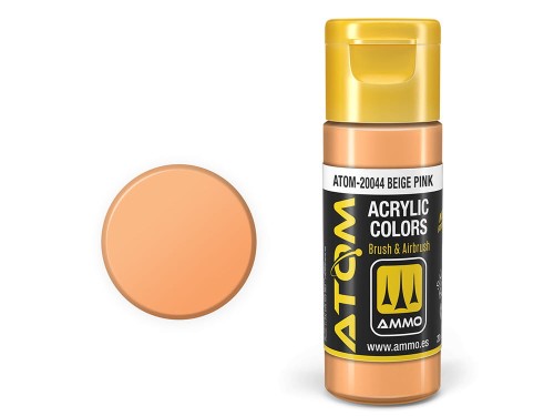 Farba akrylowa ATOM Beige pink ATOM-20044 AMMO Mig Jimenez