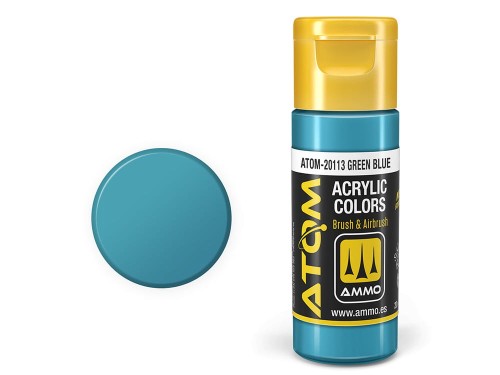 Farba akrylowa ATOM Green blue ATOM-20113 AMMO Mig Jimenez