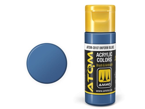 Farba akrylowa ATOM Uniform blue ATOM-20107 AMMO Mig Jimenez