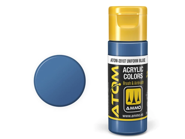 Farba akrylowa ATOM Uniform blue ATOM-20107 AMMO Mig Jimenez