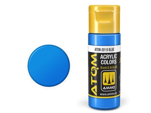 Farba akrylowa ATOM Blue RAL5019 ATOM-20110 AMMO Mig Jimenez