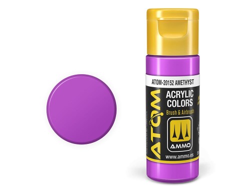 Farba akrylowa ATOM Amethyst ATOM-20152 AMMO Mig Jimenez