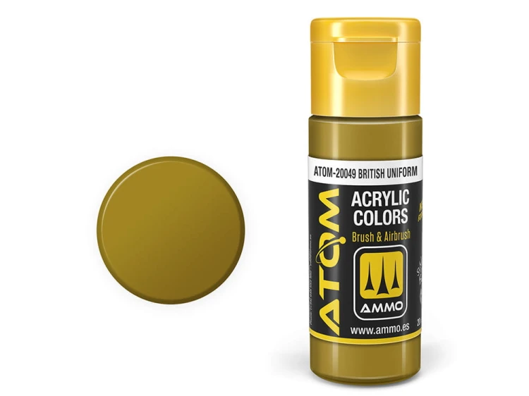 Farba akrylowa ATOM British uniform ATOM-20049 AMMO Mig Jimenez