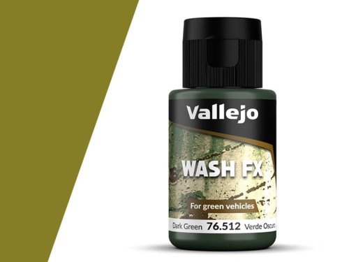 Wash modelarski Dark Green 76.512 Vallejo