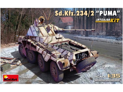 Samochód pancerny Sd.Kfz.234/2 Puma 35414 MiniArt