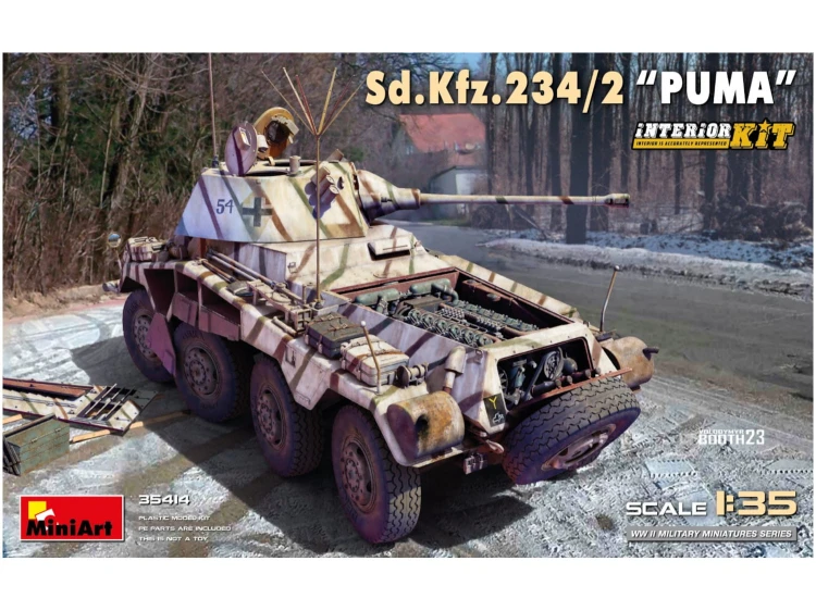 Samochód pancerny Sd.Kfz.234/2 Puma 35414 MiniArt