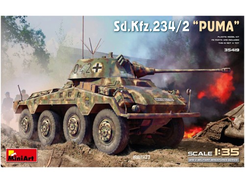 Samochód pancerny Sd.Kfz.234/2 Puma 35419 MiniArt