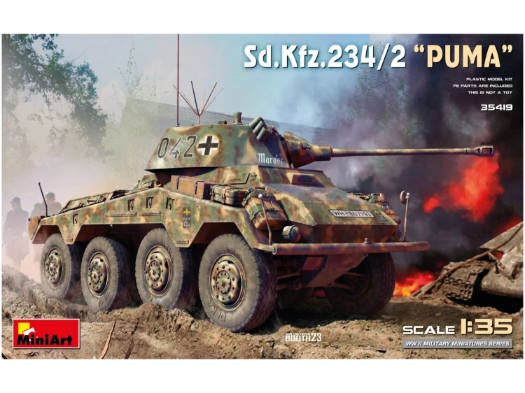 Samochód pancerny Sd.Kfz.234/2 Puma 35419 MiniArt