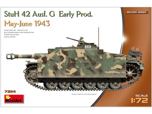 Działo StuH42 Sturmhaubitze 42 Ausf.G Early 72114 MiniArt