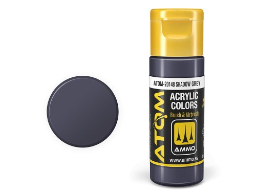 Farba akrylowa ATOM Shadow grey ATOM-20148 AMMO Mig Jimenez