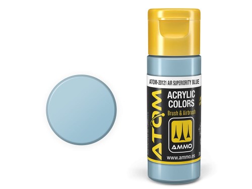 Farba akrylowa ATOM Air superiority blue ATOM-20121 AMMO Mig Jimenez