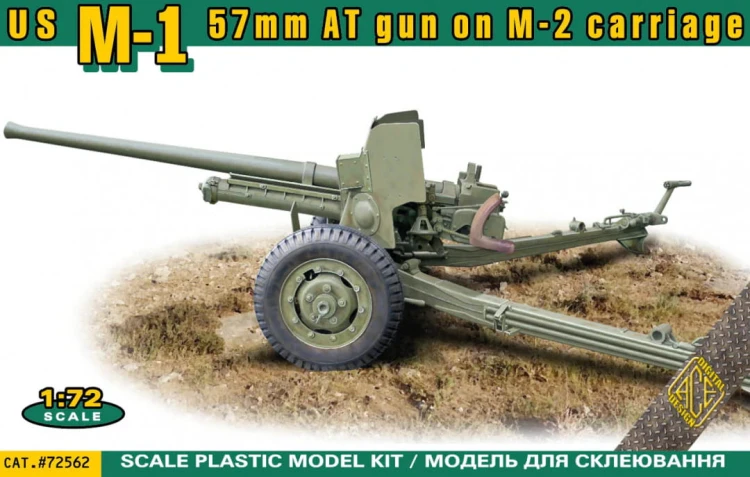 Działo przeciwpancerne M-1 57mm 72562 ACE