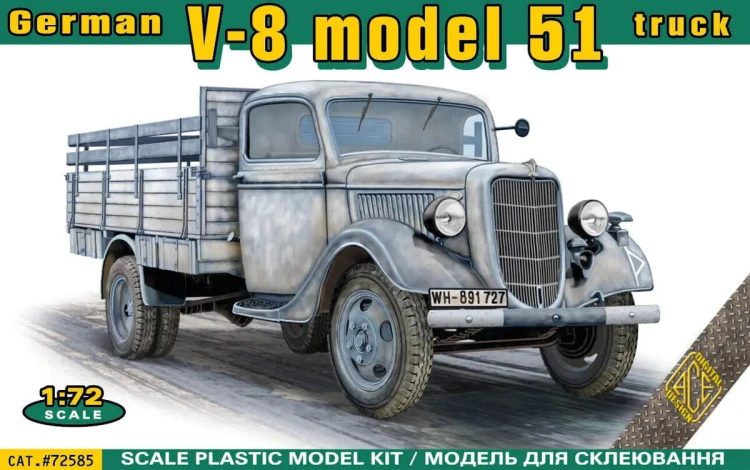 Ciężarówka wojskowa Ford V-8 model 51 72585 ACE