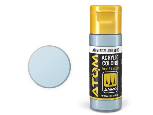 Farba akrylowa ATOM Light blue ATOM-20122 AMMO Mig Jimenez