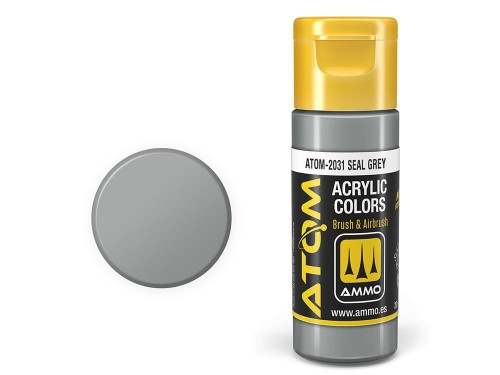Farba akrylowa ATOM Seal grey ATOM-20131 AMMO Mig Jimenez
