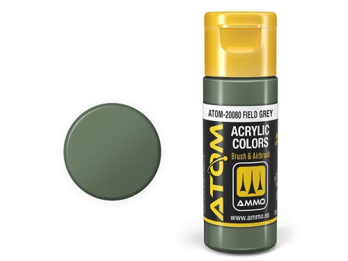 Farba akrylowa ATOM Field grey ATOM-20080 AMMO Mig Jimenez