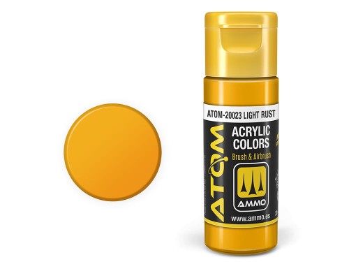Farba akrylowa ATOM Light rust ATOM-20023 AMMO Mig Jimenez