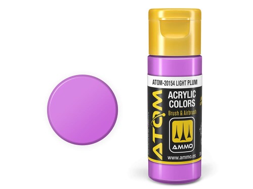 Farba akrylowa ATOM Light plum ATOM-20154 AMMO Mig Jimenez