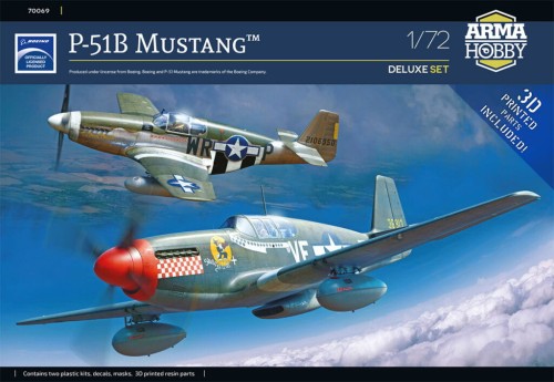 Samolot North American P-51B Mustang 70069 Arma Hobby