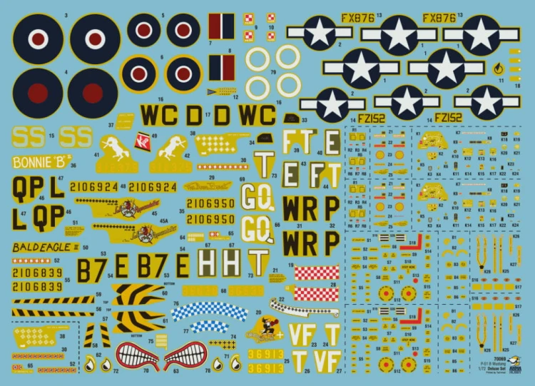 Samolot North American P-51B Mustang 70069 Arma Hobby