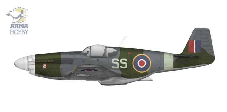 Samolot North American P-51B Mustang 70069 Arma Hobby