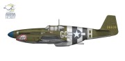 Samolot North American P-51B Mustang 70069 Arma Hobby