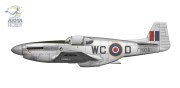 Samolot North American P-51B Mustang 70069 Arma Hobby