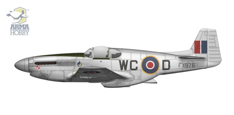 Samolot North American P-51B Mustang 70069 Arma Hobby