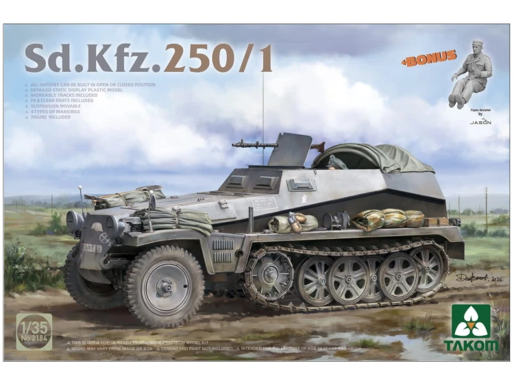 Leichter Schutzenpanzerwagen Sd.Kfz.250/1 2184 Takom