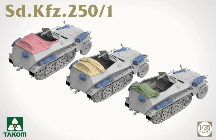 Leichter Schutzenpanzerwagen Sd.Kfz.250/1 2184 Takom