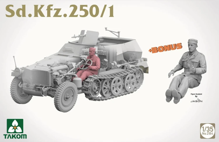 Leichter Schutzenpanzerwagen Sd.Kfz.250/1 2184 Takom