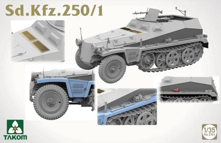 Leichter Schutzenpanzerwagen Sd.Kfz.250/1 2184 Takom