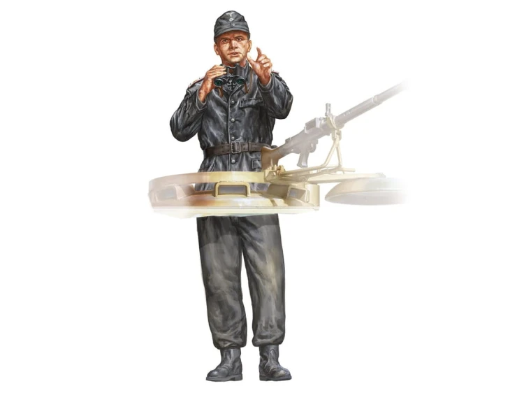 Figurka niemiecki dowódca Michael Wittmann 1021 Takom