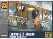 Samolot Caudron G.III Anzani CSM32010 Copper State Models