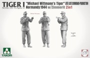 Czołg Tiger I Sd.Kfz.181 PzKpfw VI Ausf.E Late & Early & Michael Wittmann 2201W Takom