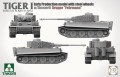 Czołg Tiger I Sd.Kfz.181 PzKpfw VI Ausf.E Late & Early & Michael Wittmann 2201W Takom