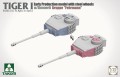 Czołg Tiger I Sd.Kfz.181 PzKpfw VI Ausf.E Late & Early & Michael Wittmann 2201W Takom