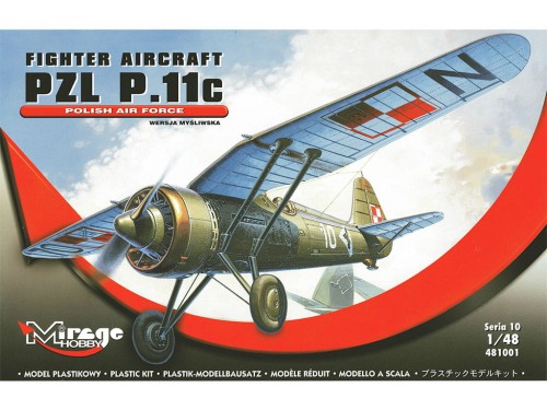 Samolot PZL P.11c wersja myśliwska 481001 Mirage