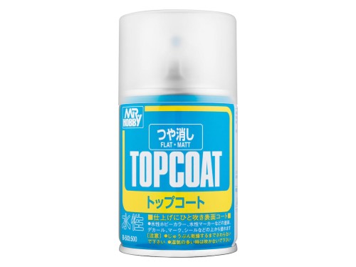 Lakier bezbarwny Mr.TopCoat Matt Clear Finishing Spray B503 Mr.Hobby