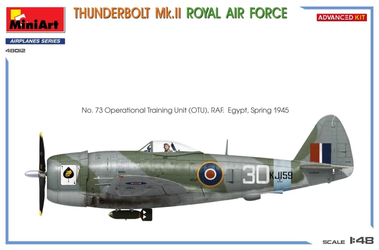 Samolot Republic P-47 Thunderbolt Mk.II Royal Air Force 48012 MiniArt